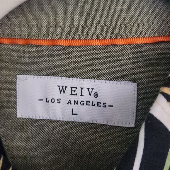 Weiv Los Angeles Hawaiian Shirt Size L - Picture 6 of 6